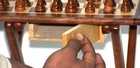 Handmade Magnetic Chess Table Rosewood Wood   Chess Set With Folding Game Board