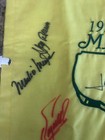 Golf Flag Pin Flag 1999 Masters Us Open Pga Ryder Cup Fedex Cup Multi Autographs