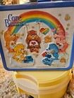 Vintage Aladdin Care Bears Metal Lunch Box And Thermos 1983 American Greetings 