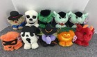 Puffkins Halloween Lot X 10 Witch Scream Pumpkin Dracula Devil Scarecrow Plush