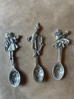 The Wizard Of Oz 5pc Pewter Collector Spoons 