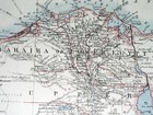 1921 Antique Map Of Egypt Sinai Peninsula Gaza Strip   Morocco Spanish Africa