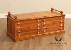Sugar Hill Furn  Farmhouse Printers Cabinet Style Pine Coffee Table With Drawers