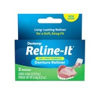 Dentemp Reline-it Denture Reline Kit Reliner For Upper Lower Dentures Zinc Free
