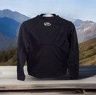 Rawlings Practice Jersey Youth Sz M Blk Long Sleeve Pullover Thermal Base Shirt
