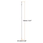 40pcs Large Eye Sewing Needles 5 91in Leather Needle Long Straight Hand Needles