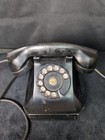 Vintage Mcm Stromberg Carlson Phone Rotary Black Desk Model 1243w Telephone