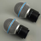 2x Wireless Mic Replacement Head Capsule Fit For Shure Beta58 58a Microphone