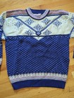 Vintage Champion 1994 Lillehammer Olympics Team Usa Wool Nordic Sweater L Winter