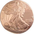 2023 1 Ounce Oz 999 Fine Solid Usa American Liberty Eagle Coin Copper