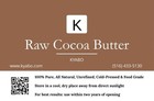 Kyabo Cocoa Butter 3lb 100  Pure Natural Food Grade - Made With Organic Cacao