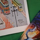 Rare Vintage Albert Tolf San Francisco Poster 1985 San Frantasia 22x28 Kohnke   