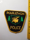 Marathon    Police Force Vintage Patch Shoulder Crest Ontario Canada Moose G