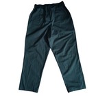 Chefwear Chef Pants Large Black Print Cook Culinary Uniform Baggy Cotton