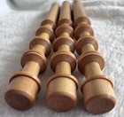 Lot Of 3 Vintage Turned Wood Spindles
