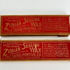 Vintage Zubian Sealing Wax 2 Full Boxes 1920s Dicks-pontius Dayton Ohio Canning