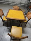 Vintage Mid Century Stakmore Folding Table And Chairs