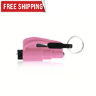 Keychain Glass Breaker Seat Belt Cutter Car Window Punch Emergency Escape Tool