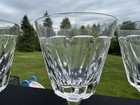 Stuart England Dartmouth Claret Wine Glass Vtg Retired Set Of 3 Crystal