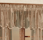 Seashells Lace Tailored Valance 56 X 13