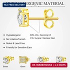 Onesing 12 Pairs Stud Earrings For Men Stainless Steel Mens Earrings Studs Hypoa