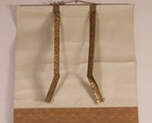 Japanese Hanging Scroll Hand Painted  moon   Bamboo  Kakejiku Edo Era By Kano