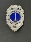 Obsolete Antique Lufkin  Texas Fire Department Lieutenant Badge