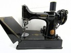 1950 Vintage Singer Featherweight Sewing Machine W case   Accessories  Serviced