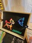 Vintage 1981 Hasbro Lite Brite Light Up Picture Toy Sheets Set Peg Bags Working