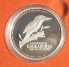 2002 Kookaburra 1 Oz  999 Silver Proof Coin Australia 1 Dollar  Lot 281232