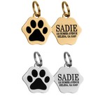 Alloy Pet Id Tag Custom Engraved Personalized Dog Cat Name Tags Anti Loss New