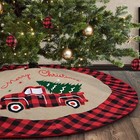 Christmas Tree Ornaments Snowman Santa Claus Vintage Truck Home Decor Tree Skirt