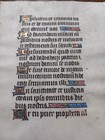 Orig Vellum Leaf  Books Of Hours  Gold  10 Gold Initials Manuscript Latin 1480
