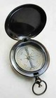 Brass Compass Pocket Style Handmade Push Button Compass Vintage Antique Gift