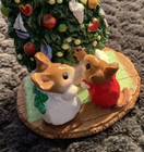 Wee Folk M-123  under The Chris-mouse Tree  Figurine   pls Read