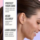 High-fidelity Earplugs - Invisible Ear Plugs For Concerts  Musicians  Motorcy   