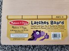 Melissa   Doug Latches Board  Brand New