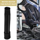 2pcs Flexible Air Vent Hose For Car Heater Duct Adjustable Heating Pipe