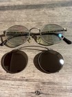 Nicole Round Sunglasses Clip On Vintage Authentic From Japan