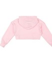 Monnalisa Girls Pink Cropped Sweatshirt Crystal Logo Print Size 10