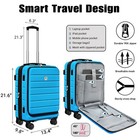 Keytang Classic 20  Carry-on Luggage Set  Bonus Travel Backpack   Makeup Bag