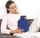 Hot Water Bottle With Knitted Cover  2l Hot Water Bag For Hot And Cold Compress 