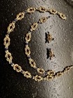 Mid Century Modern 1 20 12k Gold Filled Jewlery Set Necklace  Bracelet  Earrings