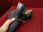1p 009a Black  Leather Men s Ballroom Dance Shoes sizes us 7 5w uk 7w 