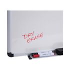 Universal 43724 48  X 36  Modern Melamine Dry Erase Board W al Frame - Wht New