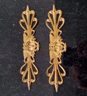 Decorative Brass Pair Mercury The God Man Faces Wall Plaque From Antique