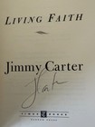 President Jimmy Carter Signed Book  living Faith  Hardcover 1996 New
