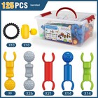 125pcs Building Toys Educational Learning Toys Large Storage Box Children Gift  