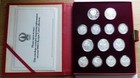 1980 Ussr Olympic Proof Silver 28-coins Commemorative Collection Set Coa  Russia