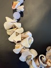 Lee Sands Shell Necklace With Rose Quartz Beads Vintage Hawaiian